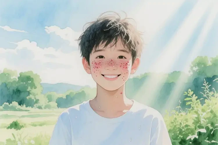 青少年面部有湿疹不管它会自己痊愈吗(图4)