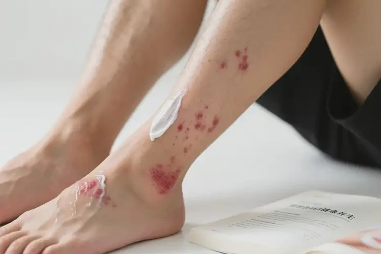 男人小腿出濕疹可以治好嗎(圖1)