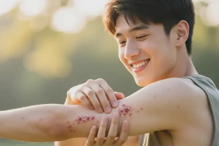 青年人手臂长湿疹可以治好吗(图3)