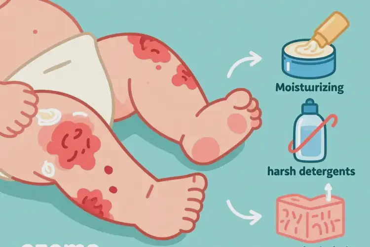 嬰幼兒四肢有濕疹可以治好嗎(圖1)