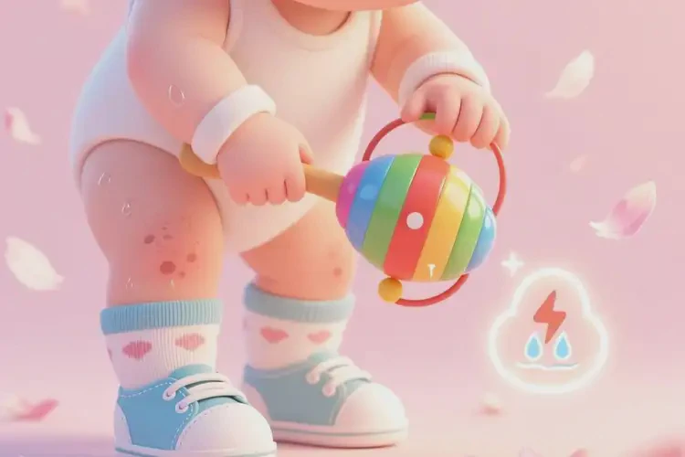 寶寶四肢出現(xiàn)濕疹能治好嗎(圖1)