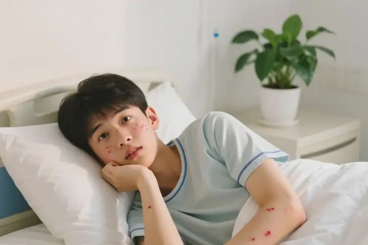 男生臉上容易起濕疹可以治好嗎(圖3)