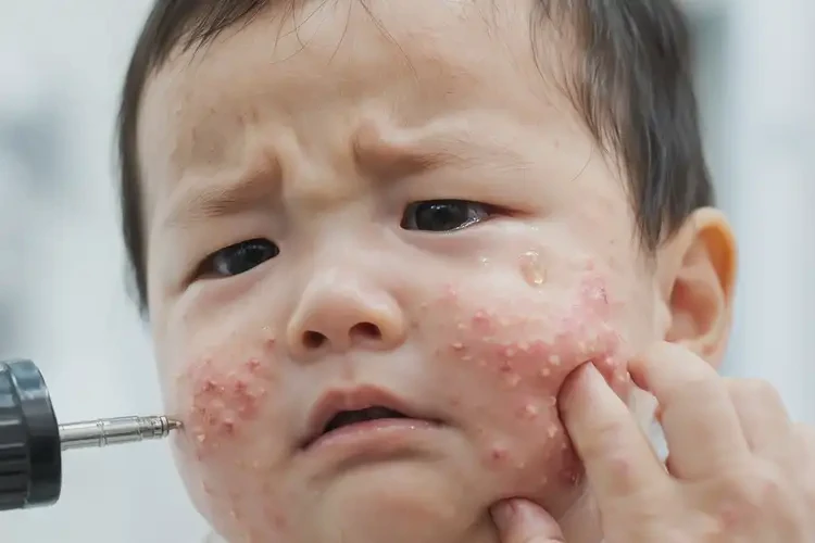寶寶面部容易長濕疹能治好嗎(圖4)