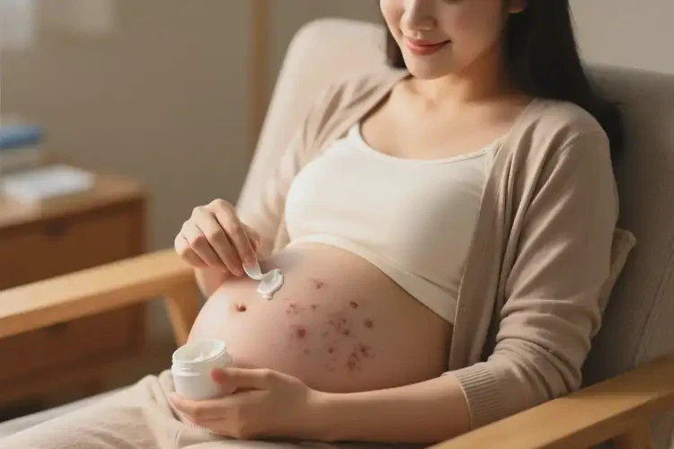 产妇肚子起湿疹可以治好吗(图3)