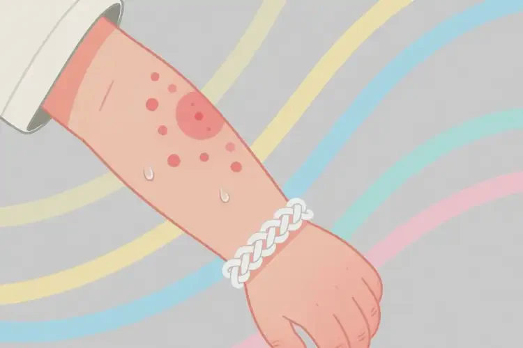 小兒手臂上偶爾長(zhǎng)濕疹可以治好嗎(圖1)