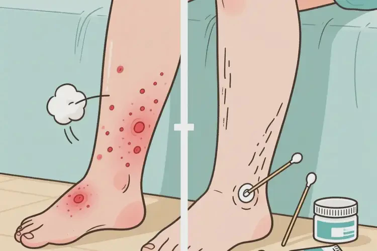 女性小腿上起湿疹可以治好吗(图2)