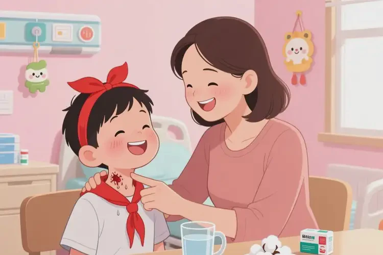 小学生脖子长湿疹可以治好吗(图1)