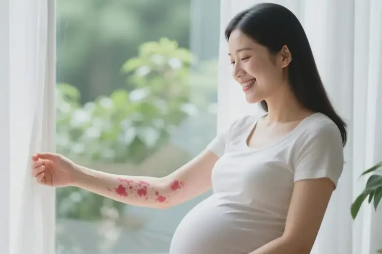 孕妇手臂上出湿疹可以治好吗(图4)