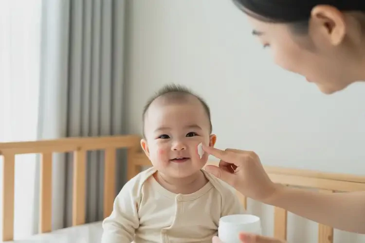 嬰兒臉上容易起濕疹可以治好嗎(圖4)