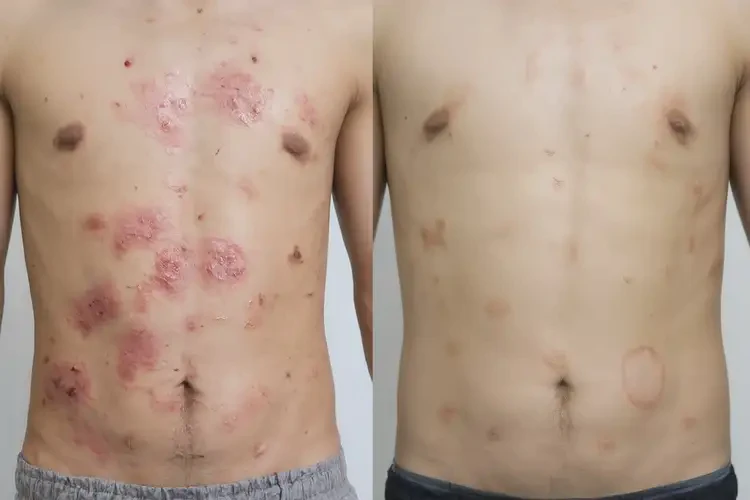 男生肚子出濕疹不管它會(huì)自己好嗎(圖1)