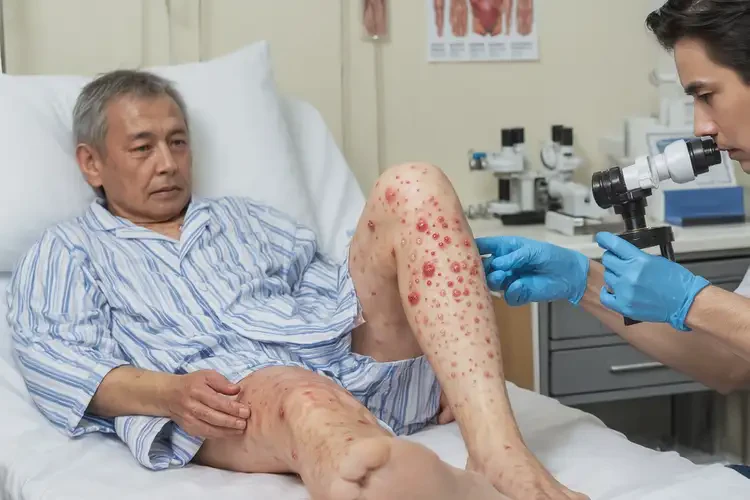 男人大腿经常长湿疹不管它会自己自愈吗(图4)