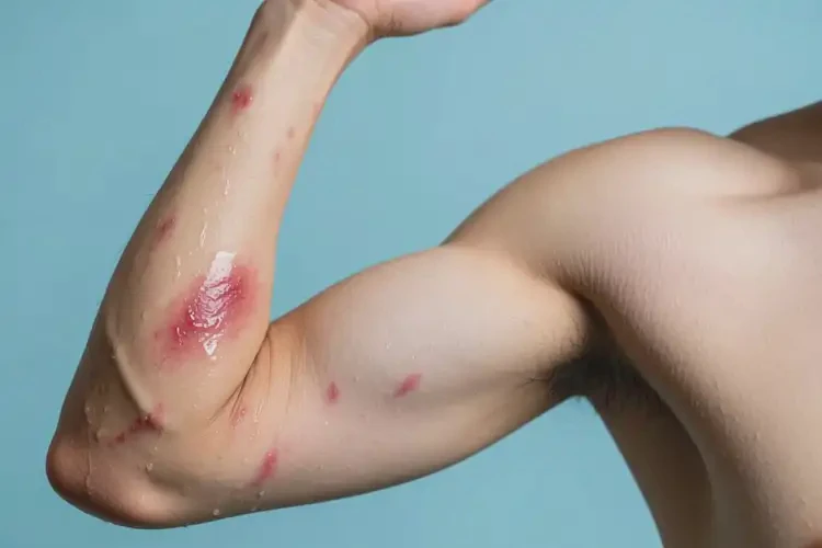 男性手臂偶爾起濕疹可以治好嗎(圖1)