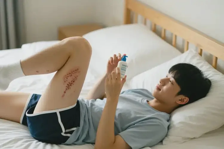 大学生大腿上经常长湿疹可以治好吗(图1)