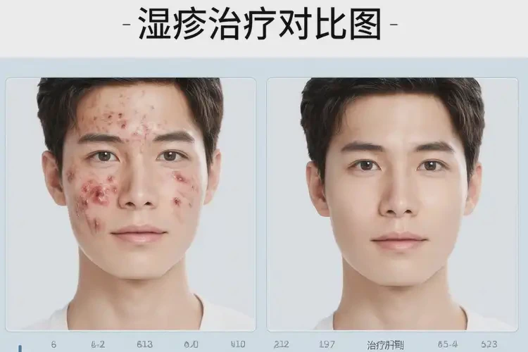 男生面部偶尔长湿疹可以治好吗(图4)