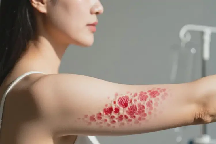 女性手臂出濕疹可以治好嗎(圖2)