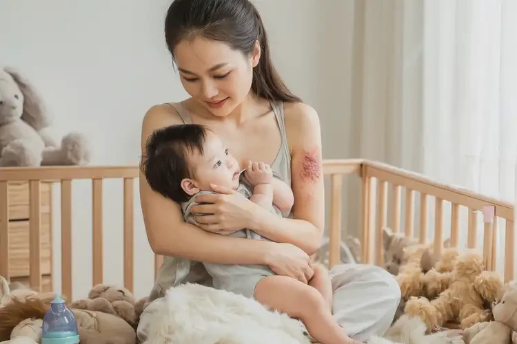 哺乳期媽媽手臂上偶爾起濕疹能徹底自愈嗎(圖4)