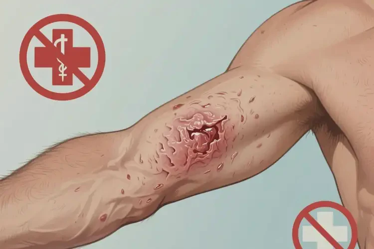 男人手臂容易長(zhǎng)濕疹可以治好嗎(圖1)