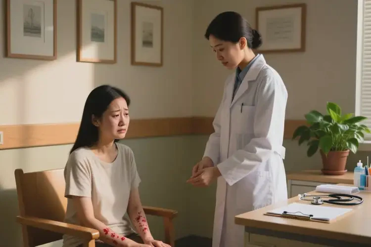 女生手上经常长湿疹可以治好吗(图2)