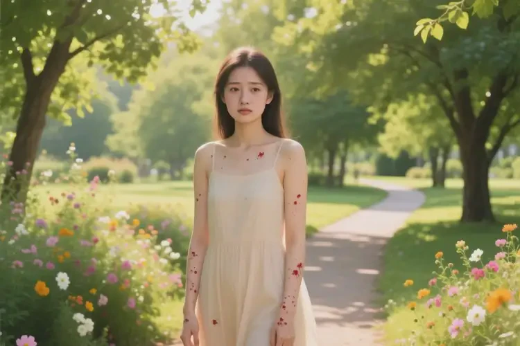 女性手上偶尔长湿疹不管它会自己好吗(图2)