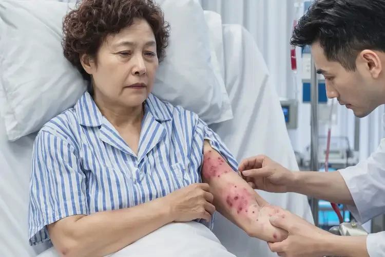 產(chǎn)婦手臂上偶爾長(zhǎng)濕疹可以治好嗎(圖4)