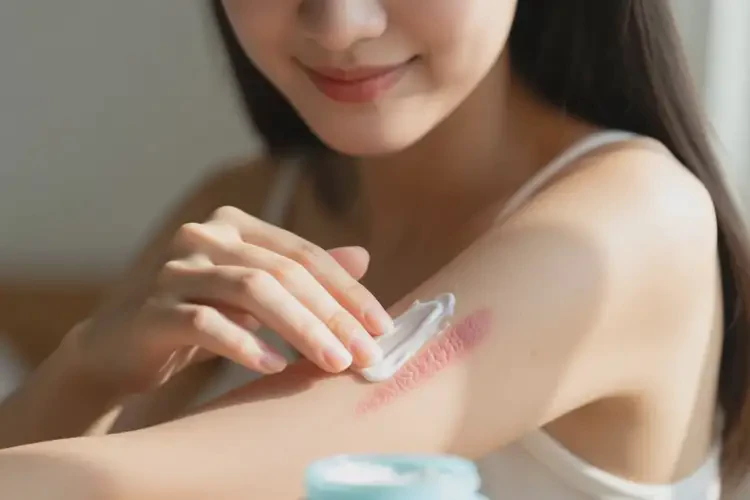 女生手臂上偶尔起湿疹可以治好吗(图3)