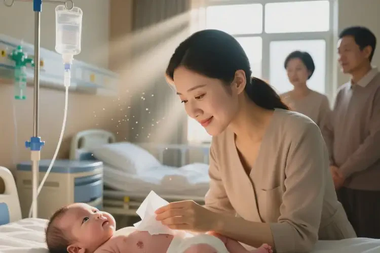 新生儿小腿上偶尔起湿疹可以治好吗(图2)