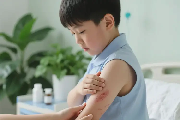 中学生手臂经常长湿疹可以治好吗(图2)