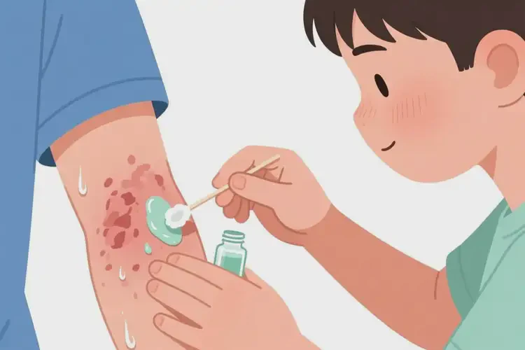 青少年手臂出現(xiàn)濕疹可以治好嗎(圖3)