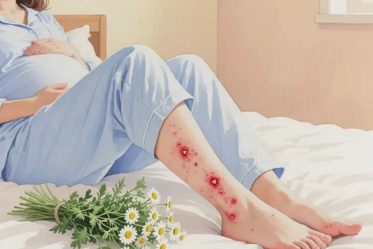 產(chǎn)婦小腿出濕疹可以治好嗎(圖2)