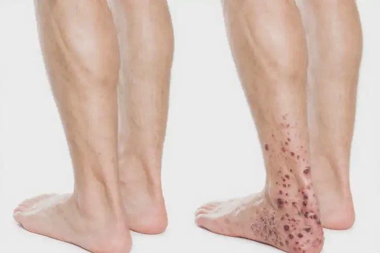 男性腳上長濕疹可以治好嗎(圖1)