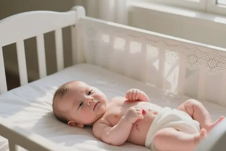 宝宝手臂上偶尔长湿疹能彻底自愈吗(图4)