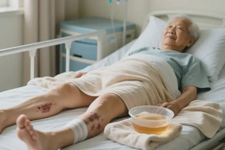 老年人小腿上出濕疹可以治好嗎(圖2)