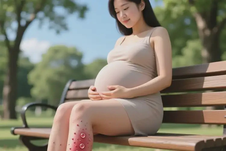 孕妇小腿出湿疹可不可以彻底自愈(图1)