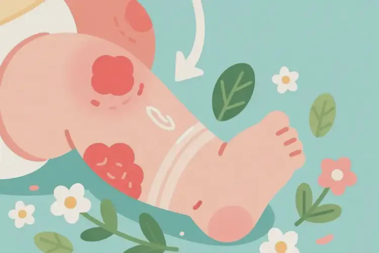 宝宝大腿出湿疹能治好吗(图2)