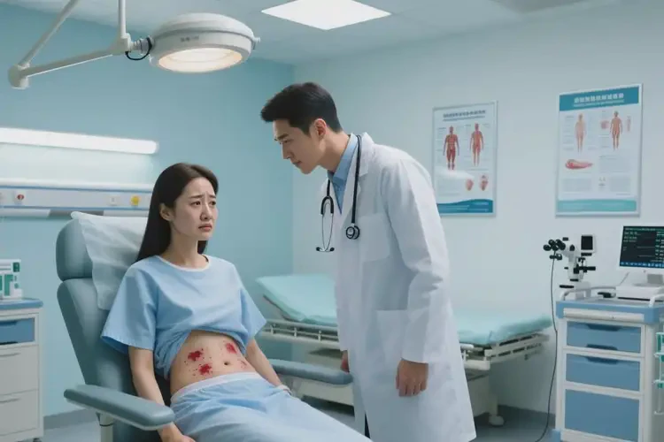 女人肚子上出湿疹可以治好吗(图1)