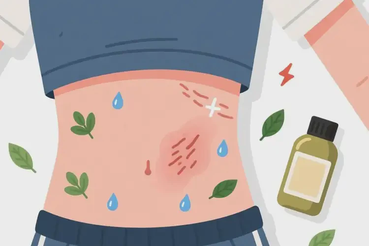 大学生肚子偶尔起湿疹可以治好吗(图2)