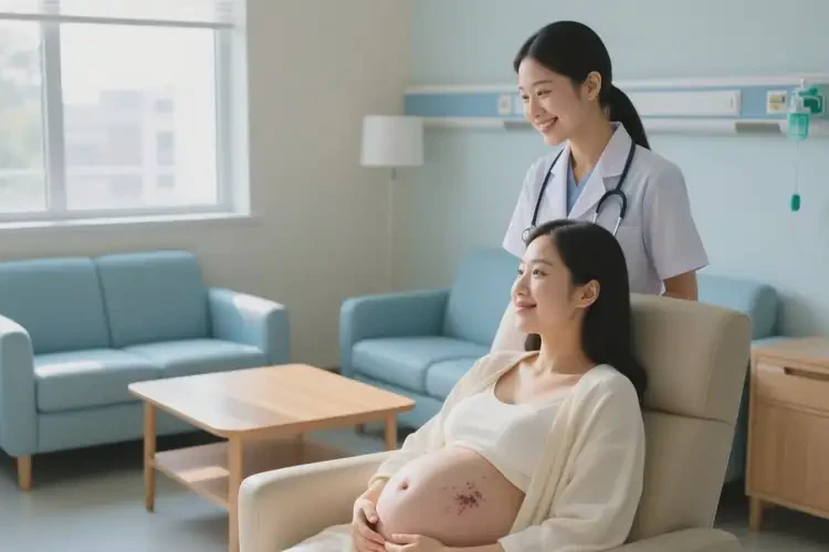 哺乳期妈妈肚子有湿疹可以治好吗(图2)