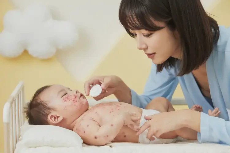 婴儿肚子上经常长湿疹能治好吗(图3)