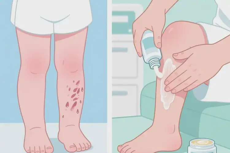 小儿小腿上长湿疹可以治好吗(图3)