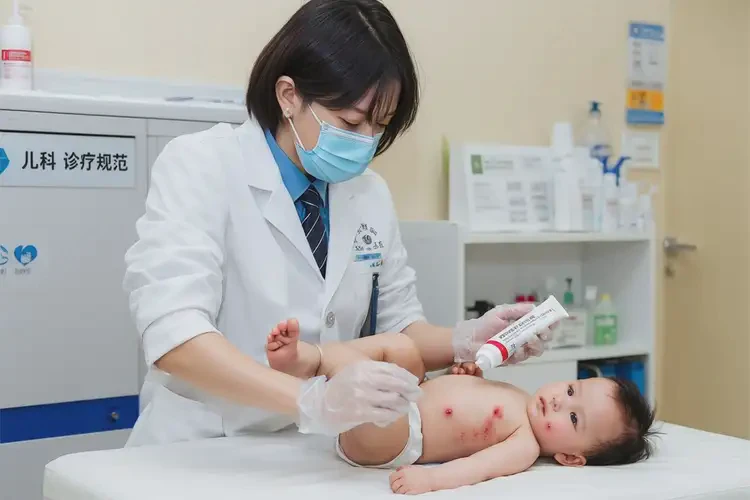 宝宝小腿上偶尔起湿疹能治好吗(图3)