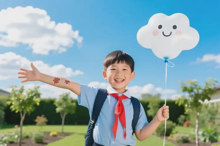 小学生手臂上容易长湿疹可以治好吗(图1)