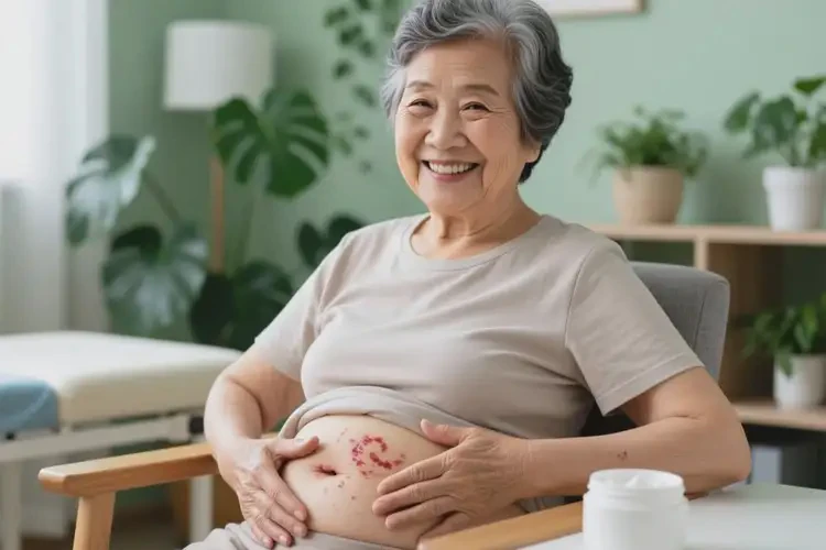 老年人肚子出湿疹可以治好吗(图1)