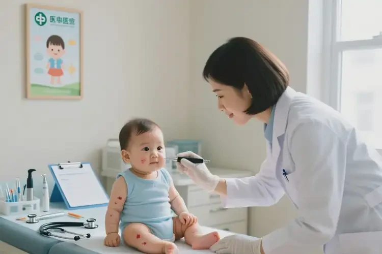 婴儿面部出湿疹能治好吗(图1)