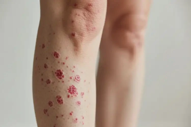 女人小腿出现湿疹可以治好吗(图4)