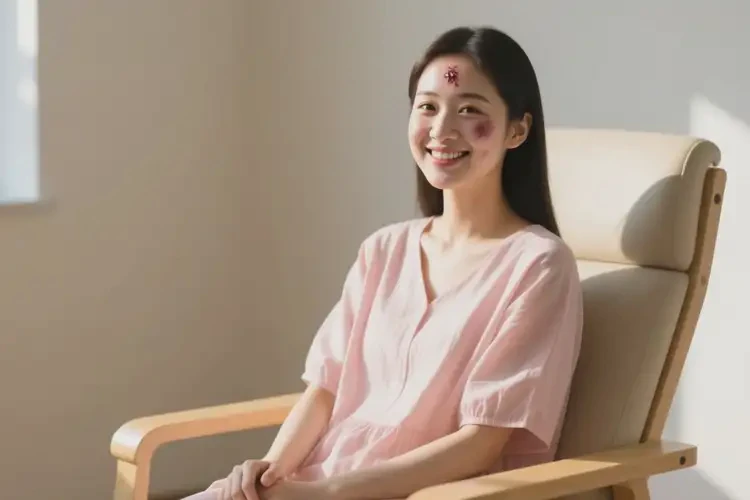 女性面部出现湿疹可以治好吗(图1)