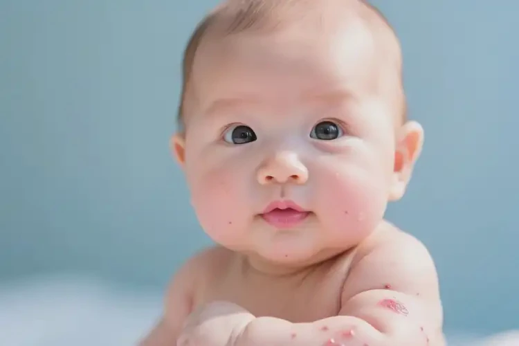 宝宝手臂上偶尔起湿疹能治好吗(图4)