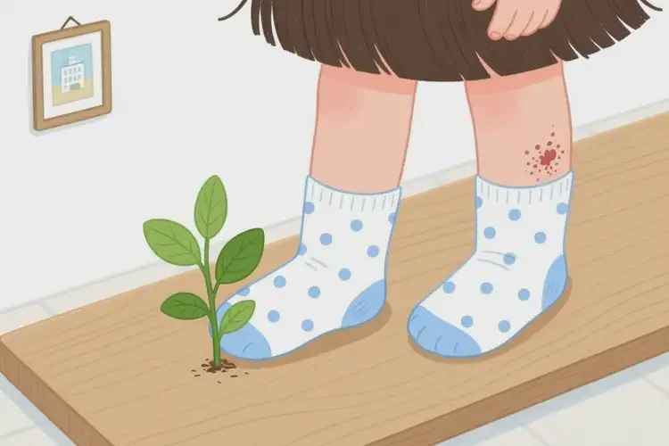 小学生脚上偶尔长湿疹可以治好吗(图1)