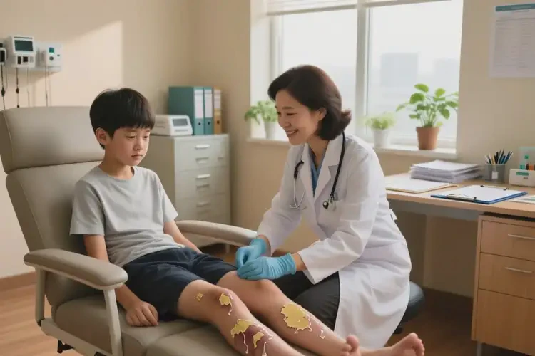 青少年小腿上起湿疹可以治好吗(图2)