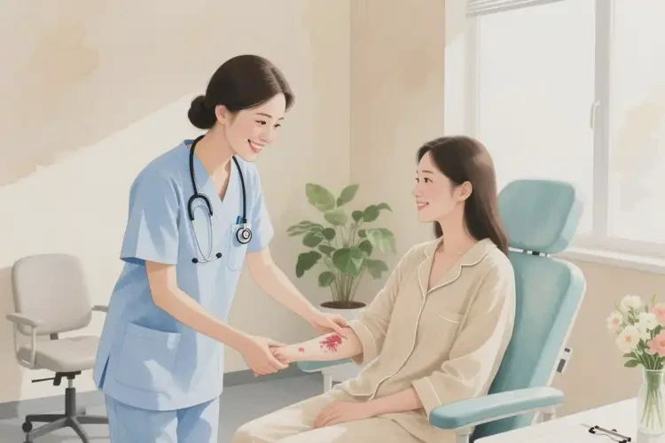 女性四肢出湿疹可以治好吗(图1)