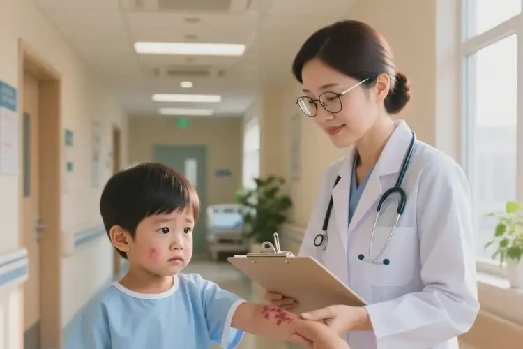 小儿手臂经常起湿疹能够彻底治愈吗(图1)